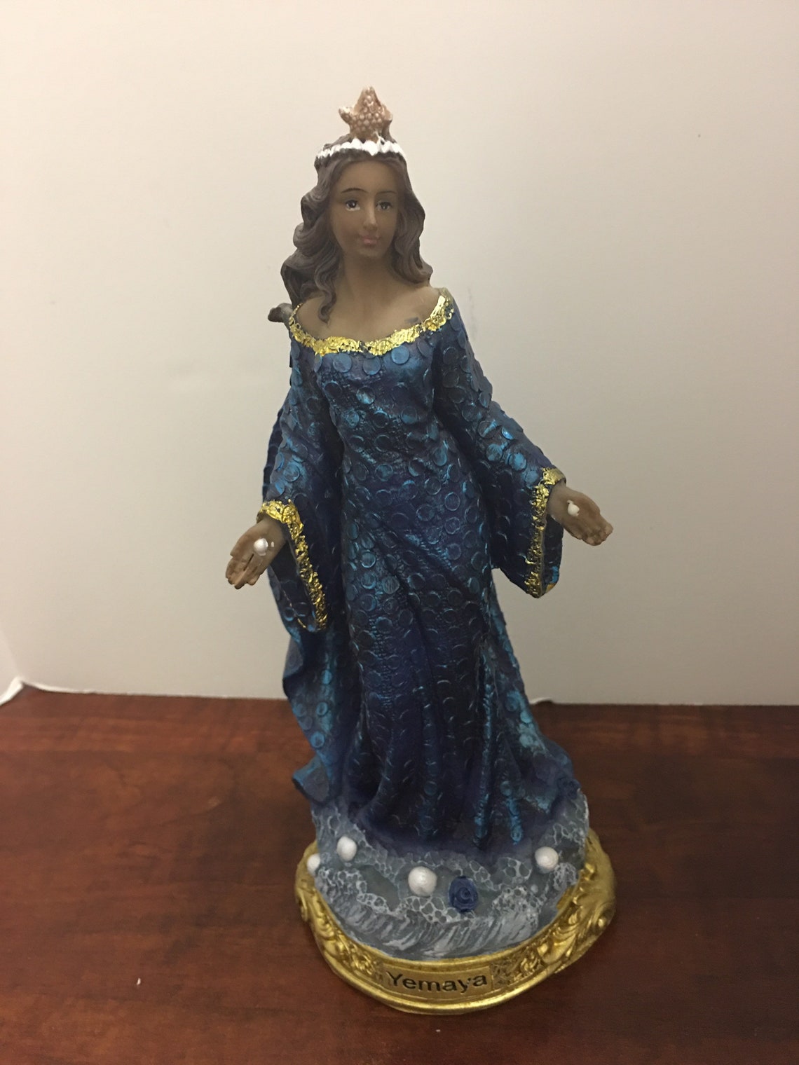 Santo Orisha Yemaya Sculpture Orisha Statue Yemaya Estatua 8 Etsy