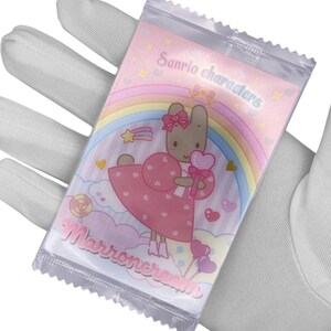 Tarjeta coleccionable de personaje Sanrio Kawaii - Marroncream