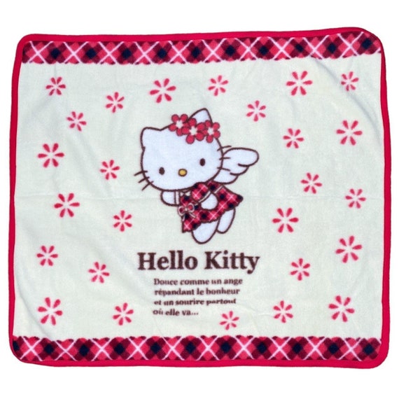 Y2K 2000s 2002 Sanrio Japan Hello Kitty French Angel Fleece
