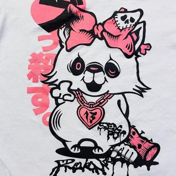 納得できる割引 2000s Y2K Japan Etsy - S/M Sz Tshirt Revenge Pot Sex Jfashion カットソー(半袖+袖なし)