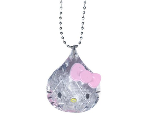 NEW Hello kitty Swarovski Necklace silver heart Sanrio jewelry Gifts Rare  Japan