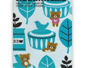 Y2K 2000s Japan Rilakkuma File Folder Kawaii Stationery