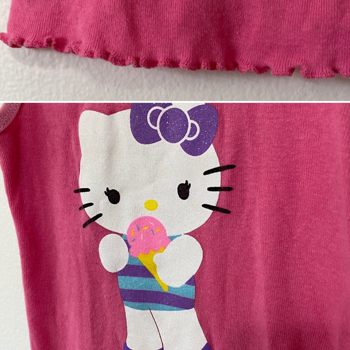 Sanrio Hello Kitty Y2k 2000s Baby Tank Top Sz XS/S Etsy