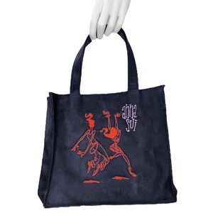 Bolso de nailon retro Anna Sui vintage de los años 90/Y2K