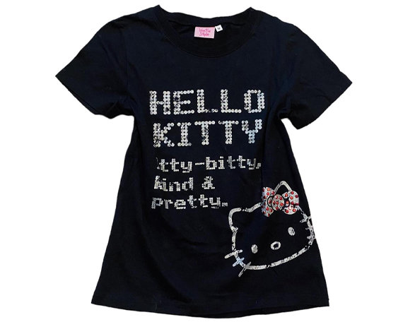 Vintage Y2K Japan Sanrio Hello Kitty Vivitix 8bit Cherry Tshirt Sz