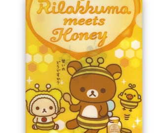 Y2K 2000s Japan Rilakkuma File Folder Kawaii Stationery