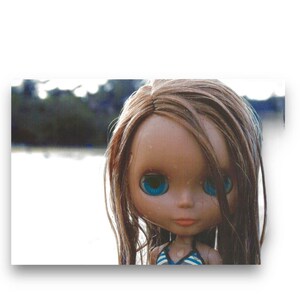 Cartolina artistica vintage Blythe Doll del Giappone Y2K anni 2000