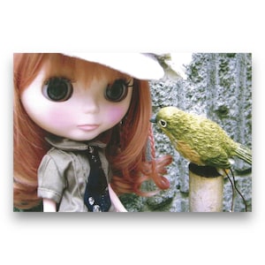 Cartolina artistica vintage Blythe Doll del Giappone Y2K anni 2000