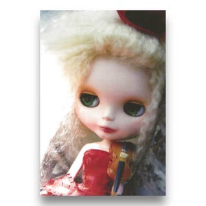 Cartolina artistica vintage Blythe Doll del Giappone Y2K anni 2000