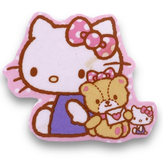 Y2K Hello Kitty Character Iron-On Patch - image 1