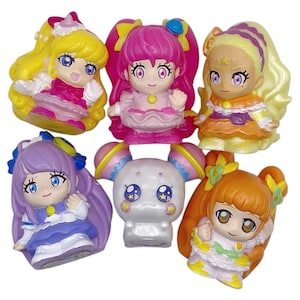 Y2K Japan Anime Precure Magical Girl Figures Set