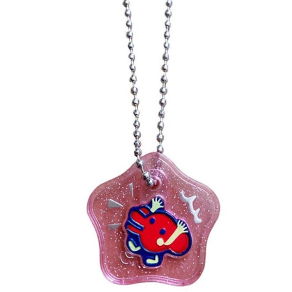 Japon Y2K Bandai 2004 Tamagotchi Caractère Pendentif Collier