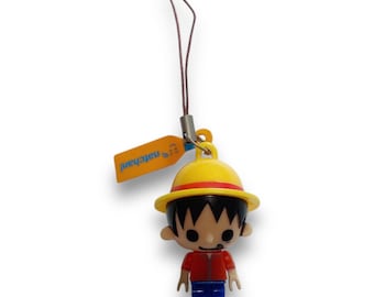 2000s Bobble Head One Piece Character Phone Strap