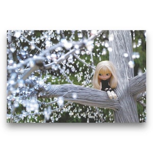 Cartolina artistica vintage Blythe Doll del Giappone Y2K anni 2000