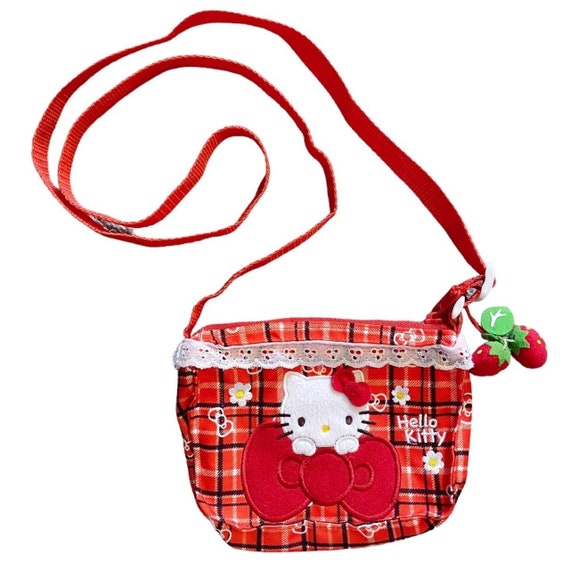 Hello Kitty Gingham Crossbody Bag