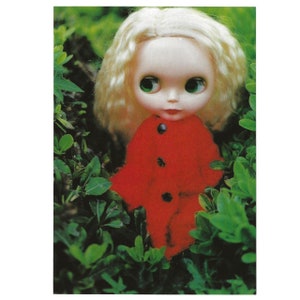 Cartolina d’arte ufficiale della bambola Hasbro Blythe del Giappone degli anni 2000, nuova Deadstock, decorazione rara, Kawaii