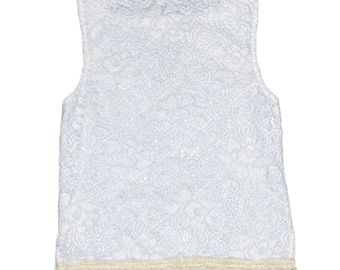 90s Vintage Anna Sui Crochet Tank Top Sz XS