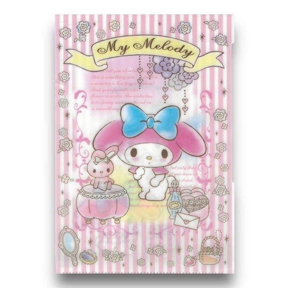 My Melody ファイル Sanrio Kawaii Characters File Folder - My Melody - Etsy