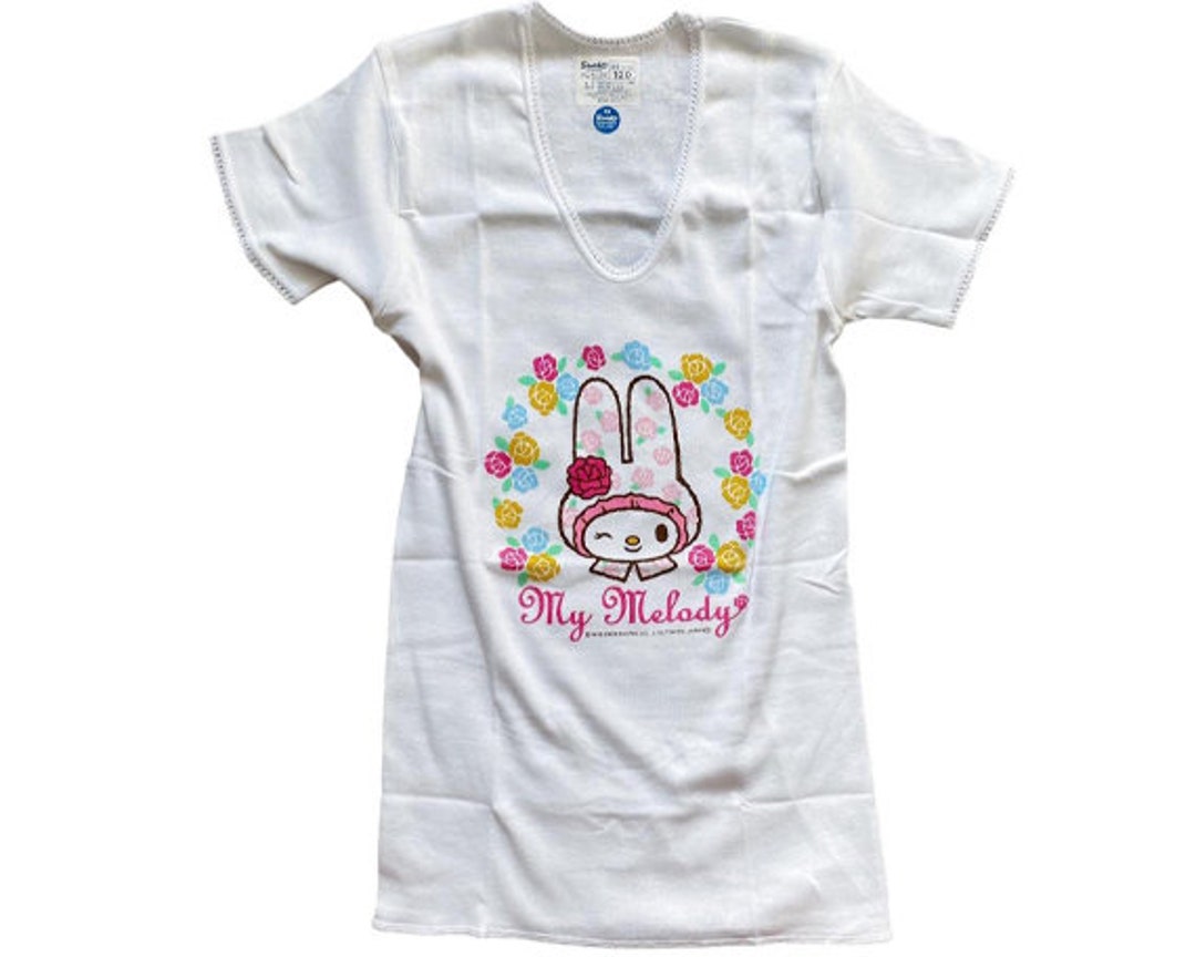 New Y2K 2000s Vintage Japan Sanrio My Melody Tee Top Shirt Sz S