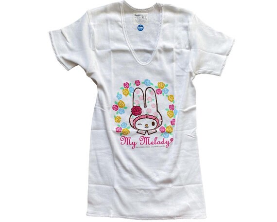 ayupan × My Melody Tシャツ PINK XXLサイズ Amazon.com: My Melody Front and Back Tee Shirt T-Shirt