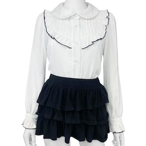 Jirai Kei Evelyn Long Sleeve Dolly Blouse Sz S/M