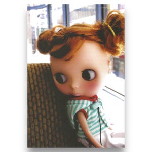Cartolina d'arte vintage della bambola Blythe del Giappone