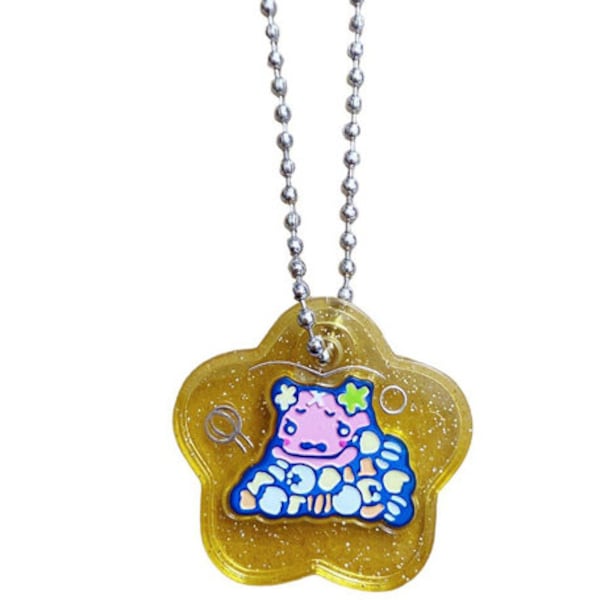 Japon Y2K Bandai 2004 Tamagotchi Caractère Pendentif Collier