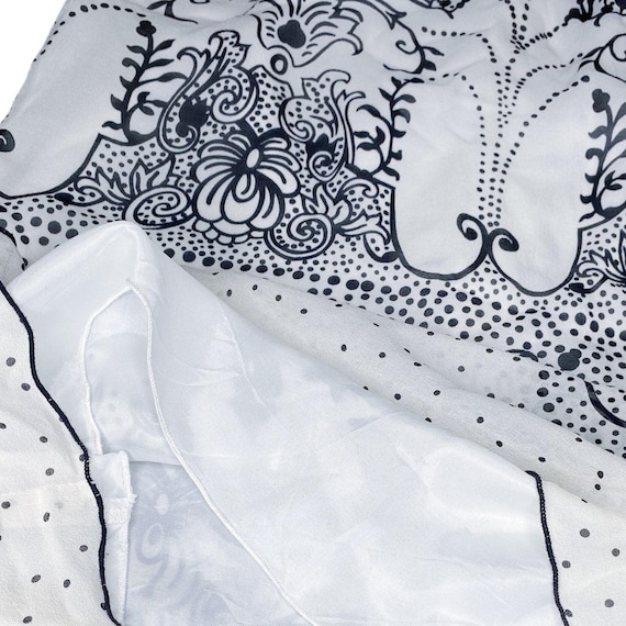 90s Rare Anna Sui Vintage Silk Anna Sui Dress Sz … - image 5