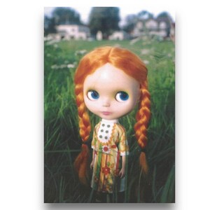 Cartolina artistica vintage Blythe Doll del Giappone Y2K anni 2000