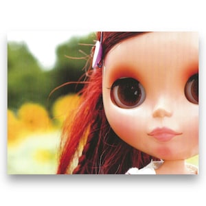 Cartolina artistica vintage Blythe Doll del Giappone Y2K anni 2000