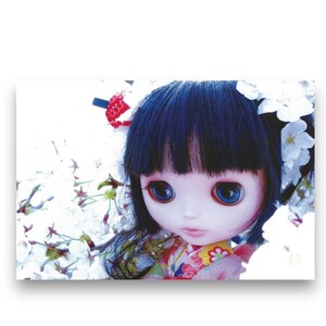 Cartolina artistica vintage Blythe Doll del Giappone Y2K anni 2000