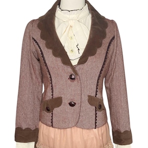 Mori Kei Axes Femme Blazer Jacket Sz S/M