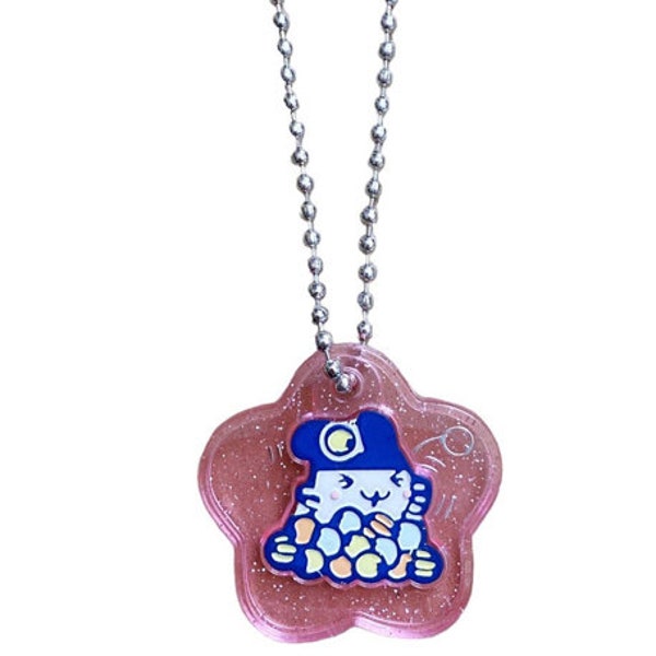 Japon Y2K Bandai 2004 Tamagotchi Caractère Pendentif Collier