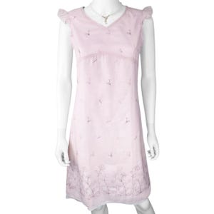 Y2K Floral Coquette Fairy Pink Dress Sz S