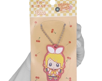 Deadstock New Hatsune Miku Vocaloid Diner Keychain - Rin