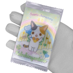 Tarjeta coleccionable de personajes kawaii de Sanrio - Kabukinyantaro