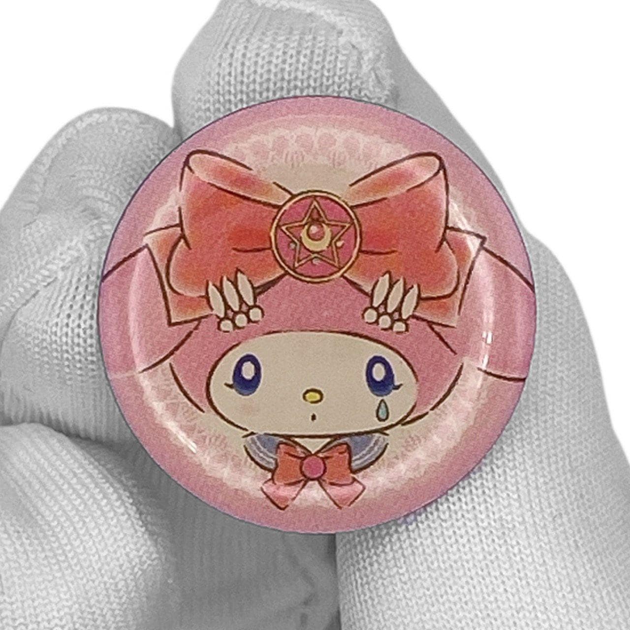 Sailor Moon X My Melody Enamel Pin - Sailor Chibi Moon Crying - Etsy