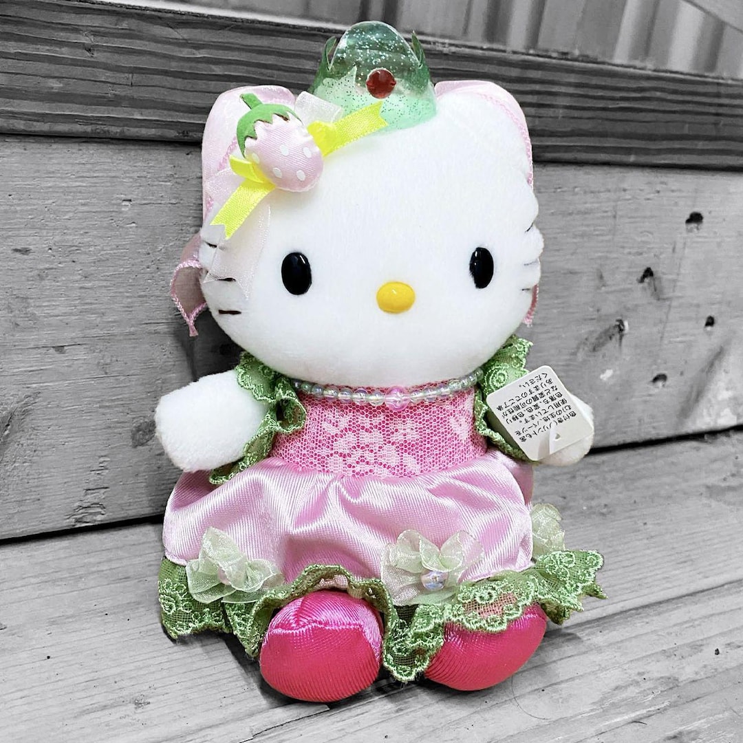 RARE Deadstock Y2K 00s 2002 Sanrio Hello Kitty Pink Strawberry