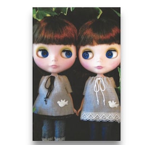 Cartolina artistica vintage Blythe Doll del Giappone Y2K anni 2000