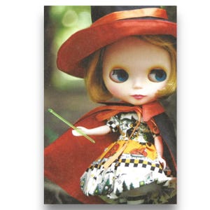 Cartolina artistica vintage Blythe Doll del Giappone Y2K anni 2000