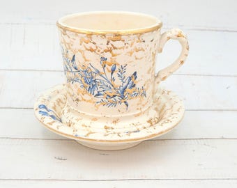 Vintage Shaving Mug  and Dish Rare