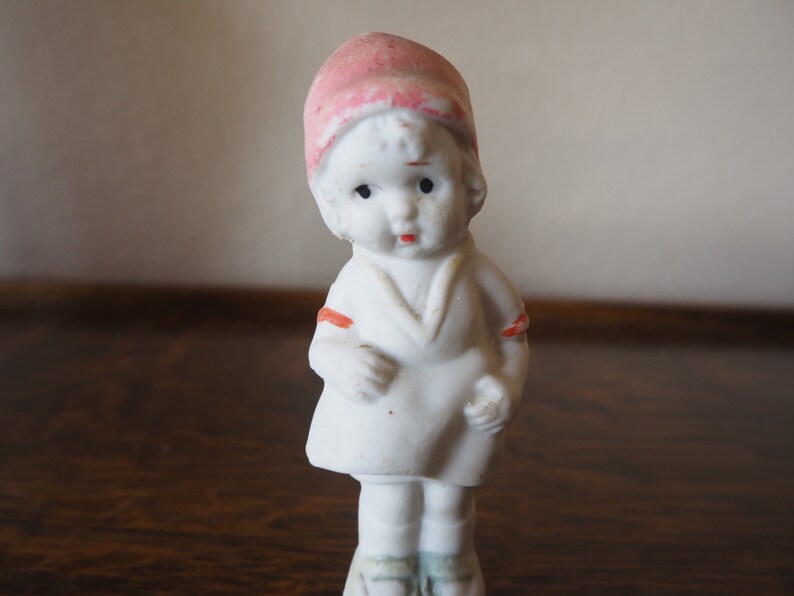 Vintage Penny Dolls Bisque Doll Marked Made in Japan 5653 A130 Etsy