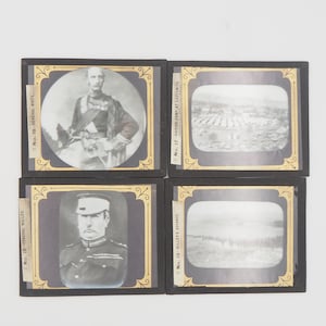 Antique Magic Lantern Slides: South Africa Photograph Set of 4