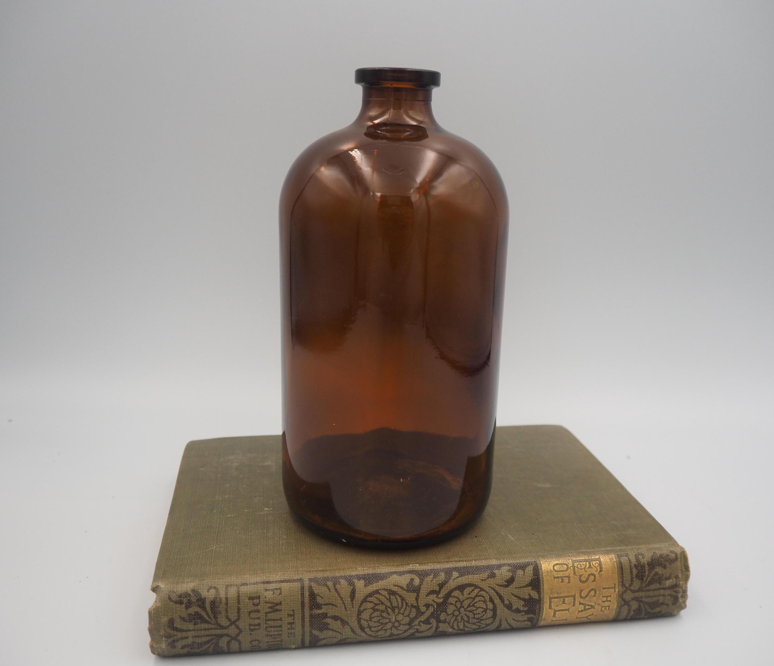 瓶　薬瓶　ビンテージ ヴィンテージ アンバーガラス 薬瓶 薬瓶 - Etsy 日本