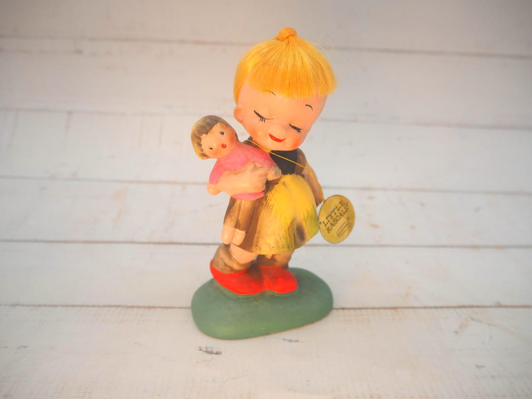 The Little Rascal Dolls Vintage Little Rascals Girl With Doll Napcoware C-6860 Original Tag ...