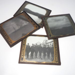 Antique Magic Lantern Slides: Cork Ireland Photographs, Set of 4