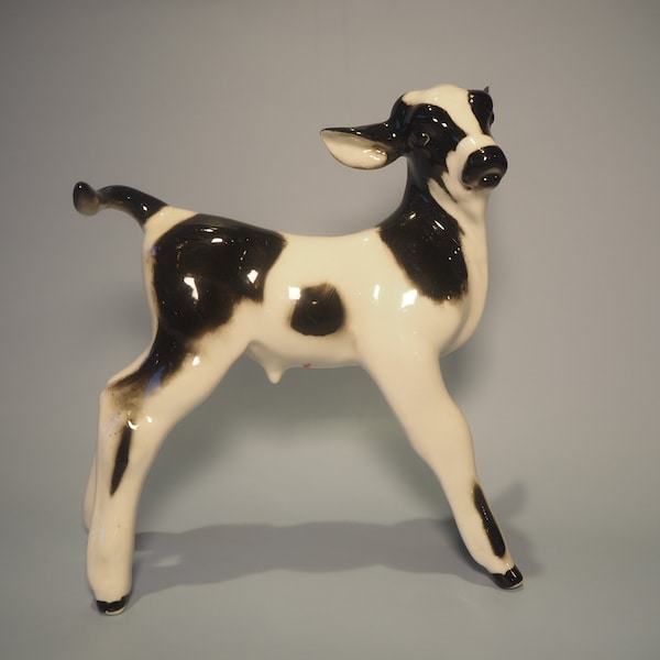 Vintage Lomonosov USSR Young Bull Calf Porcelain
