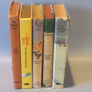 Vintage Bobbsey Twins Hardcover Book: 1904-1960s Edition