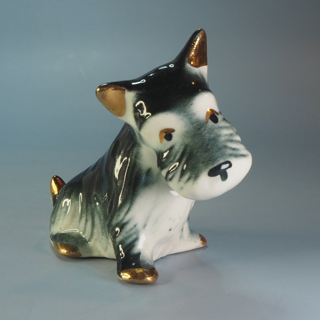 Vintage Ceramic Dog Terrier Figurine With Gold Trim Etsy vintage-ceramic-dog-terrier-figurine-with-gold-trim-etsy