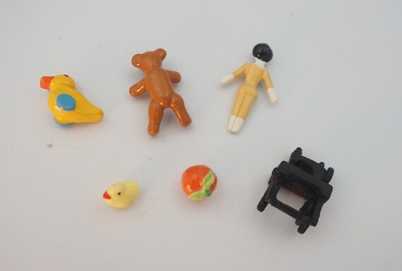 テディベアとミニチュア人形セット テディベアとミニチュア人形セット